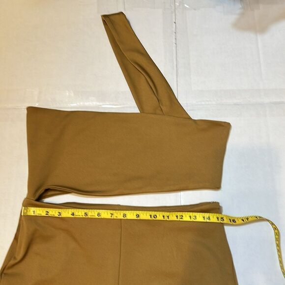 House of Harlow X revolve toffee Fabien women’s wide leg jumpsuit size L - Picture 13 of 15